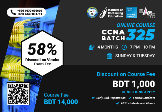 CCNA Batch - 325 - Online